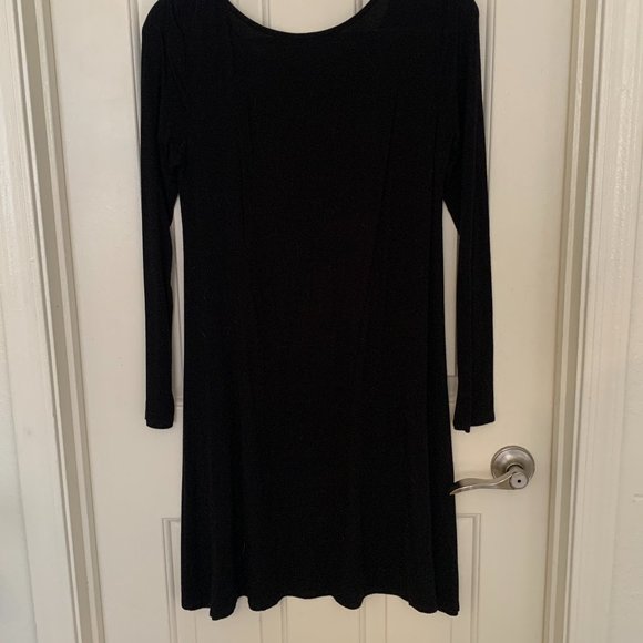 Black T-Shirt Dress - Picture 2 of 3